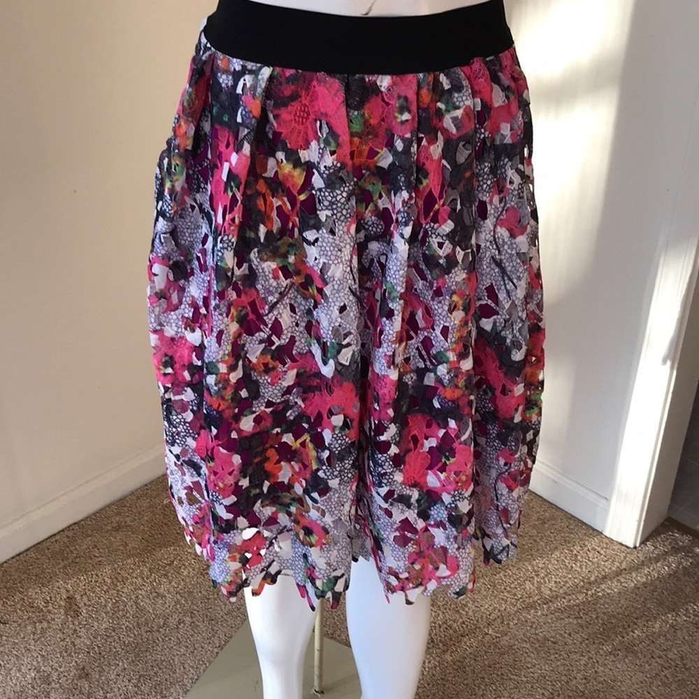 FREEWAY Pink Multi With Cut outs size M skirt